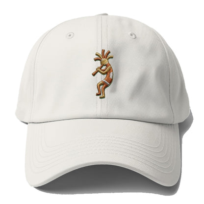 Kokopelli - Baseball Cap - Off White