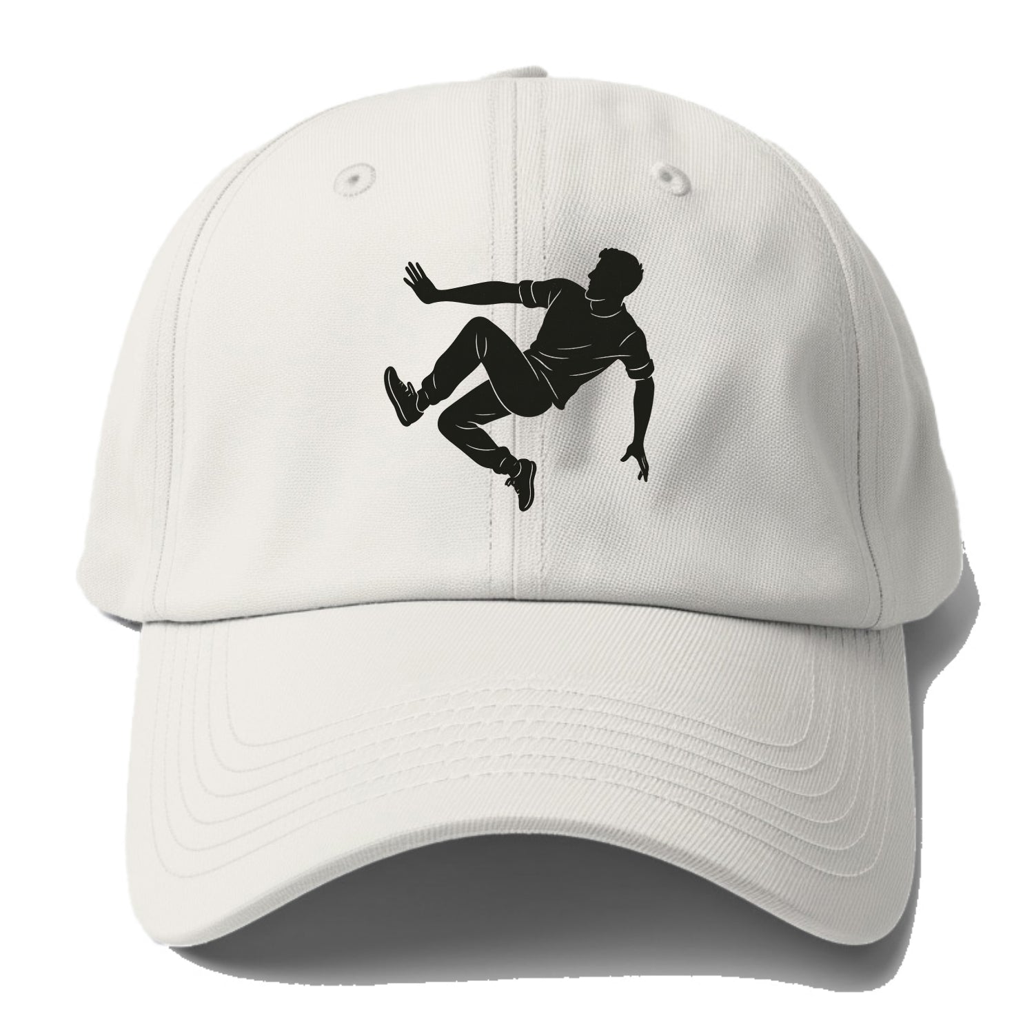 Parkour athlete wall run - Baseball Cap - Off White