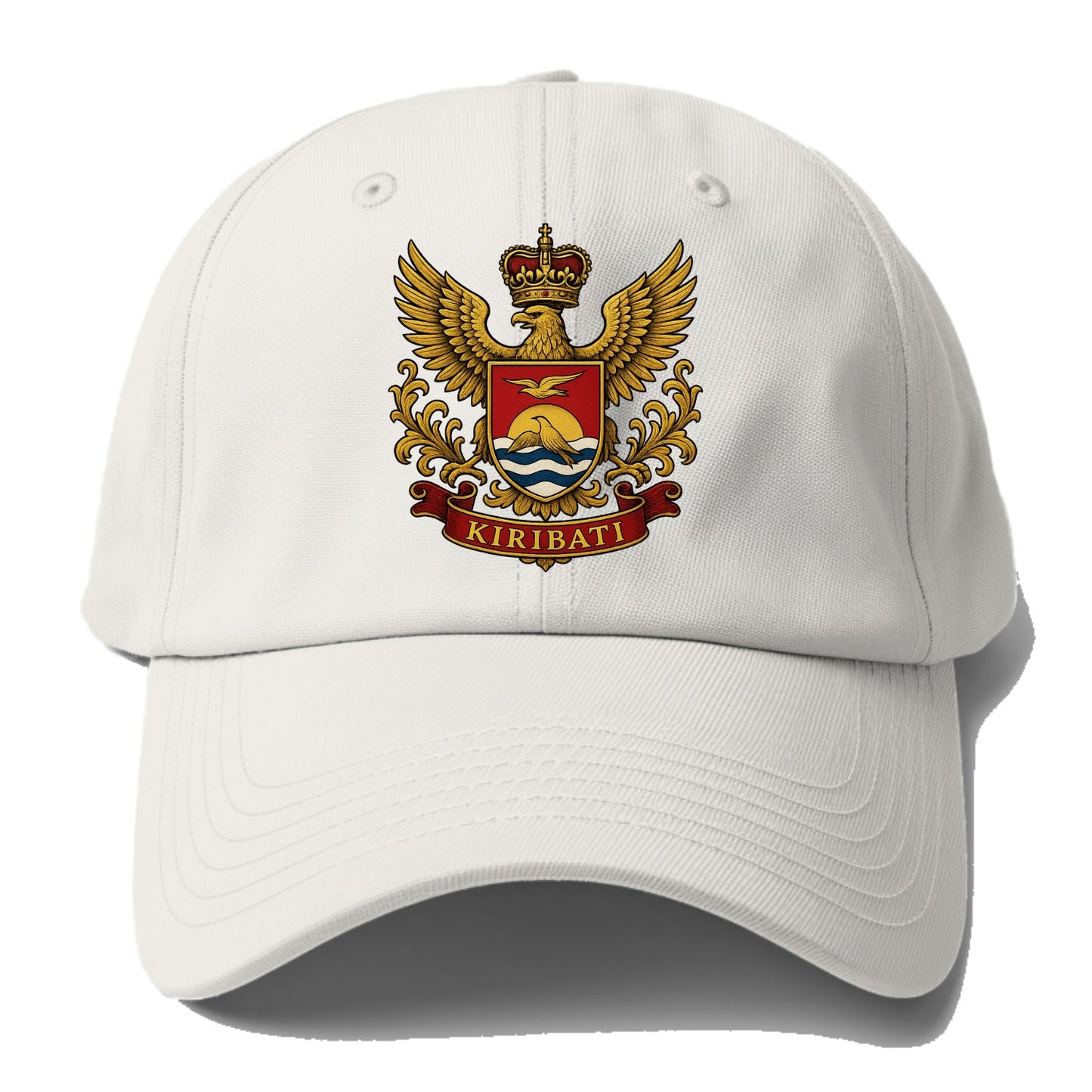 Kiribati Heritage Badge  - Baseball Cap - Off White