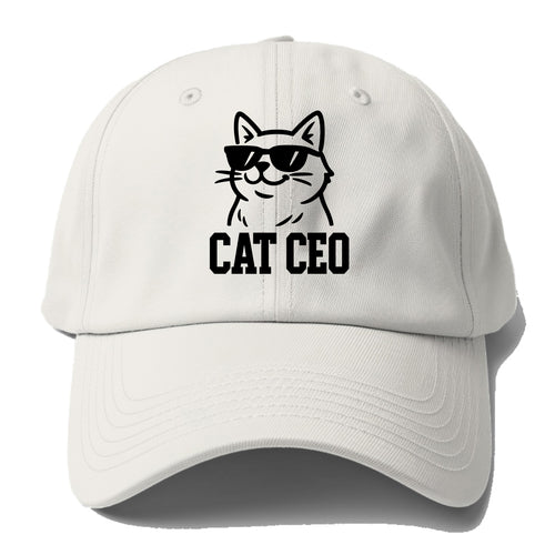 CEO Cat Boss - Baseball Cap For Big Heads