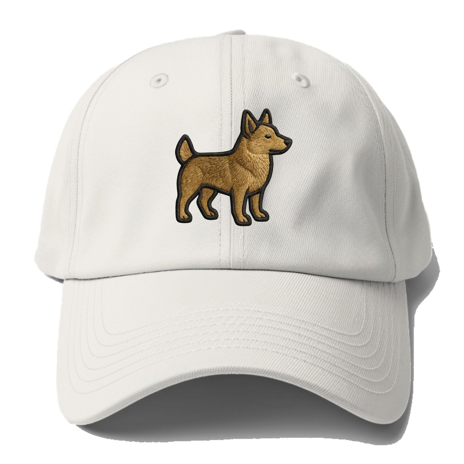 Swedish Vallhund - Contemporary Viking d - Baseball Cap For Big Heads - Off White