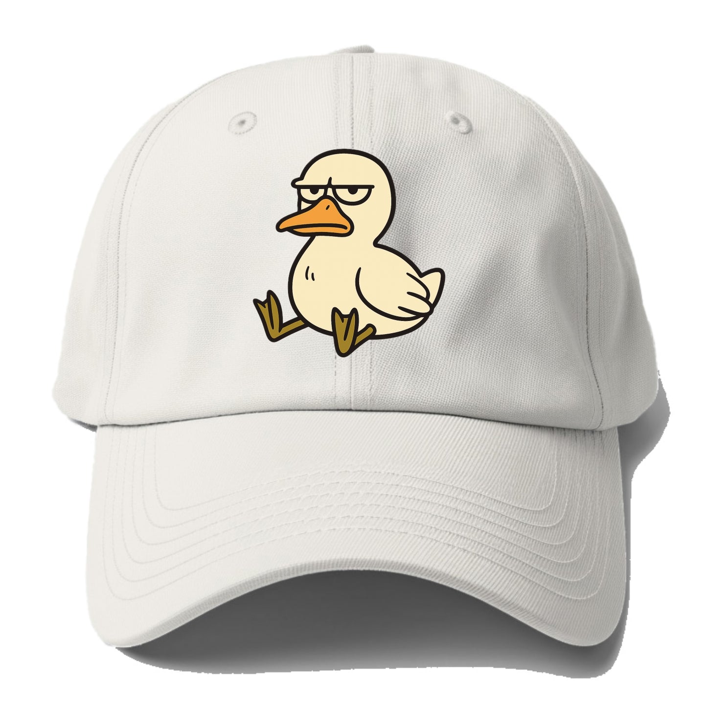 The Duck Judging Silently - Baseball Cap - Off White