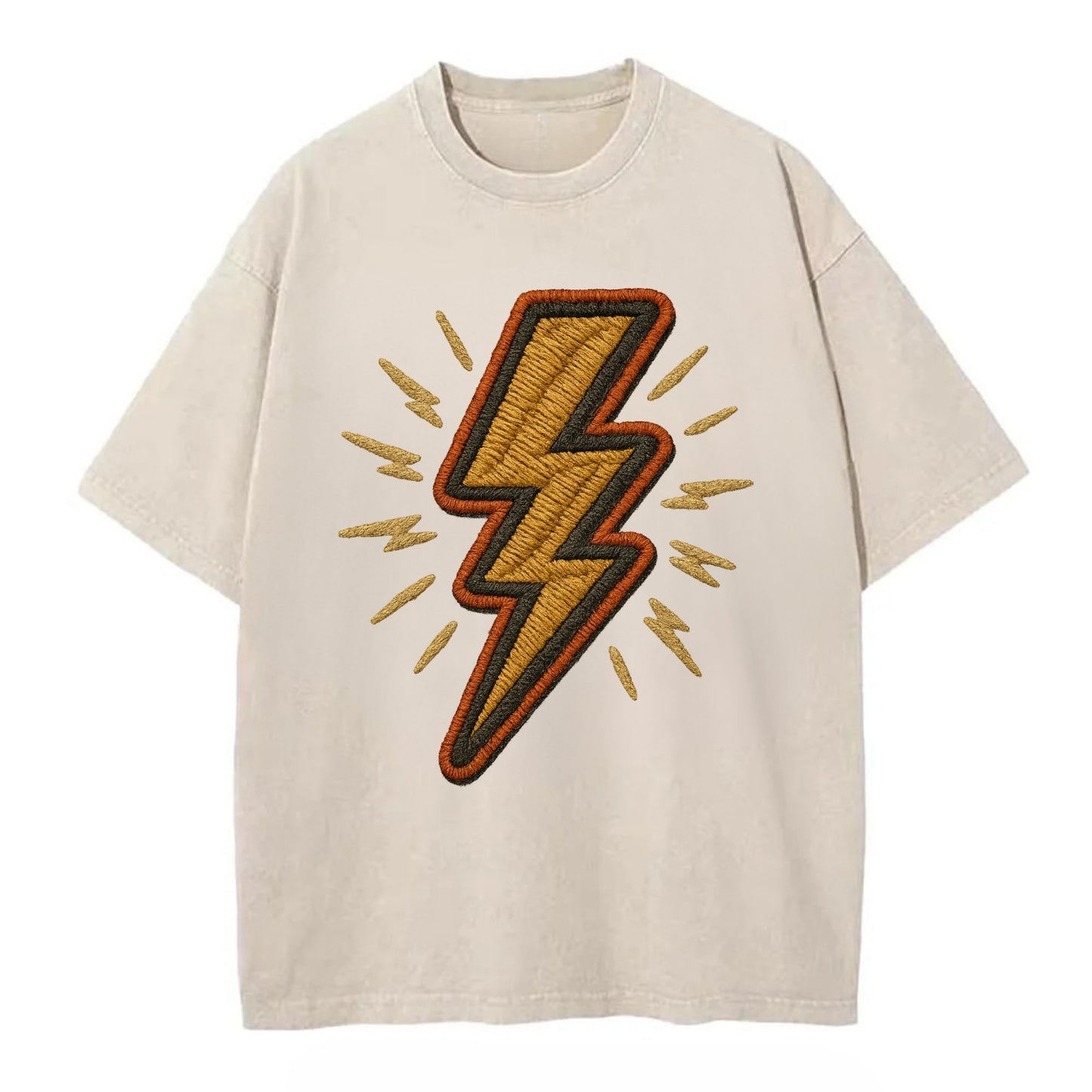 Lightning Bolt  - Vintage T-shirt - Off White
