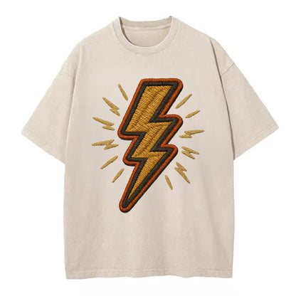 Lightning Bolt  - Vintage T-shirt - Off White