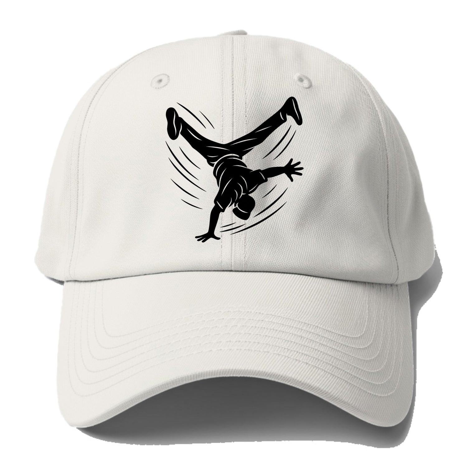 Breakdancer windmill move - Baseball Cap - Off White