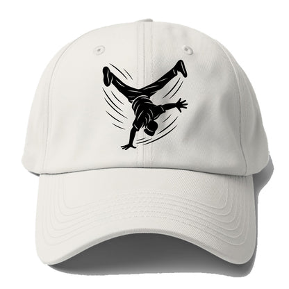 Breakdancer windmill move - Baseball Cap - Off White
