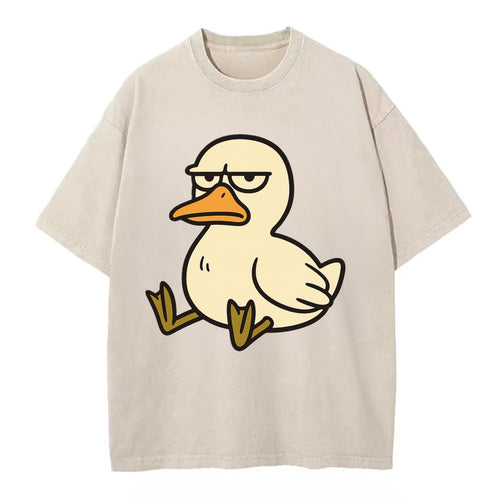 The Duck Judging Silently - Vintage T-shirt