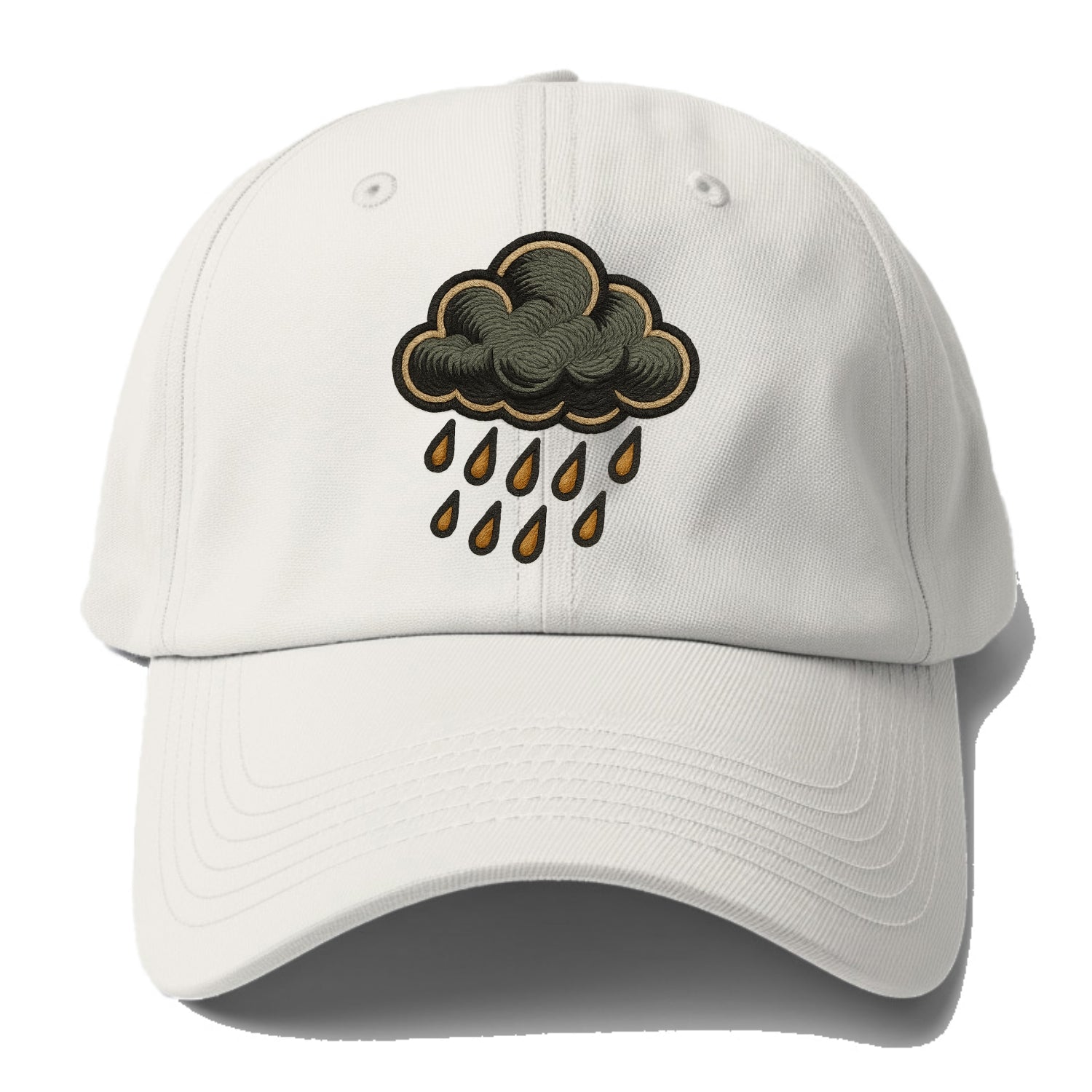 Rain Cloud  - Baseball Cap - Off White