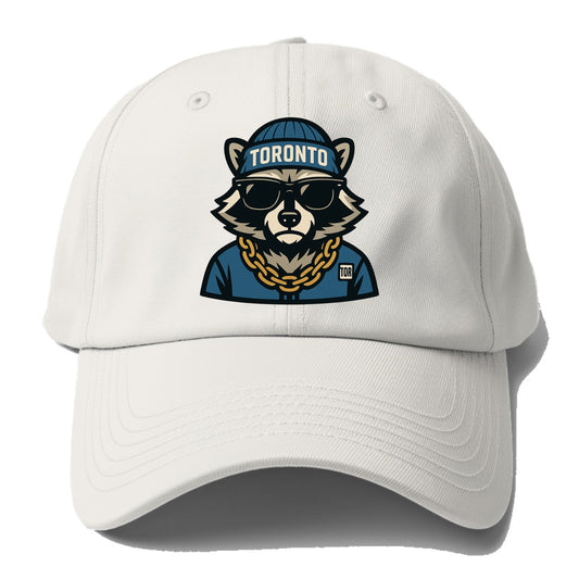 Toronto Raccoon - Baseball Cap - Off White