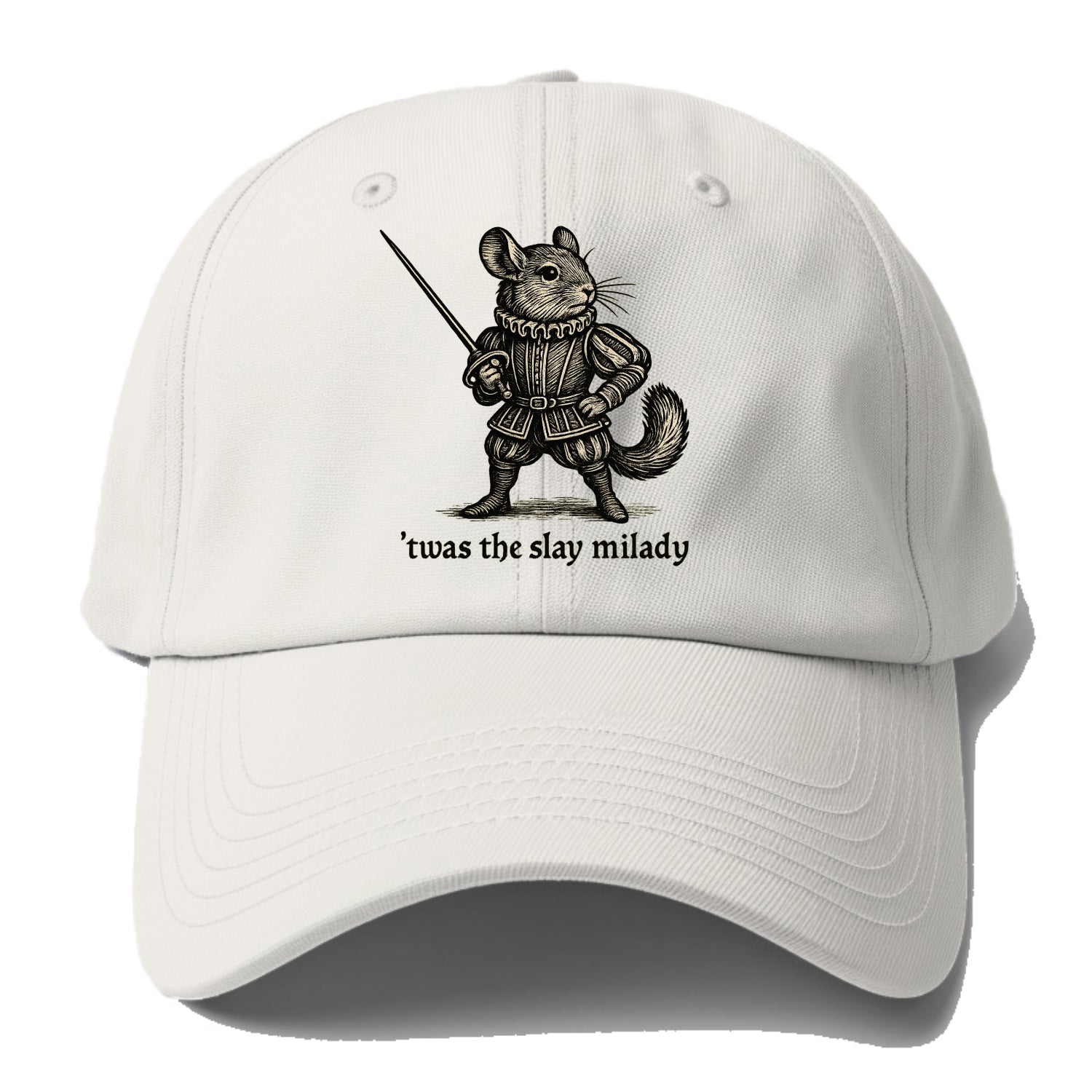 Chinchilla Noble  - Baseball Cap For Big Heads - Off White