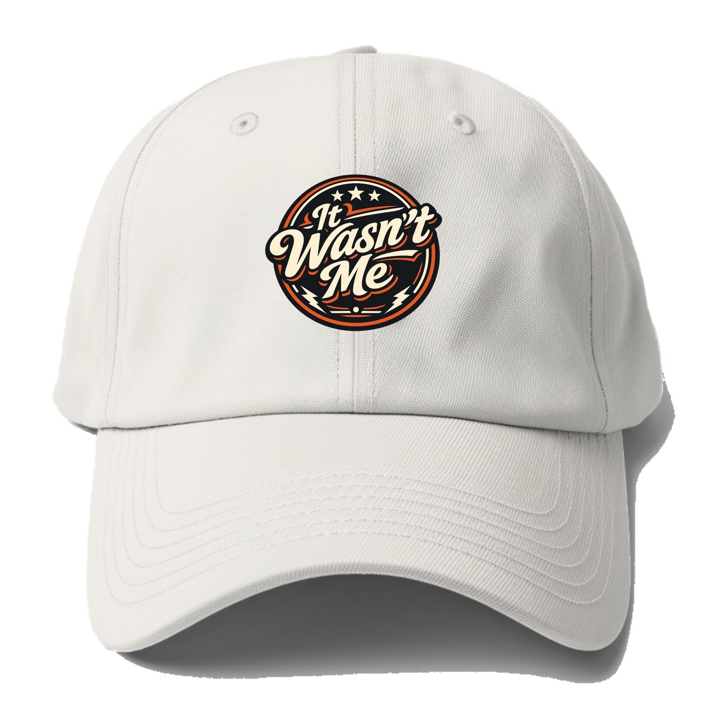 Unapologetic Rebel Emblem - Baseball Cap For Big Heads - Off White
