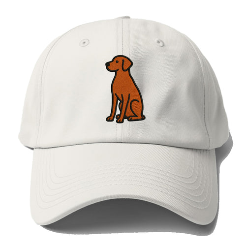 Vizsla - Rust colored sitting pose - Bas Baseball Cap For Big Heads