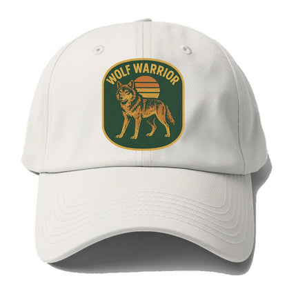 Wolf Warrior  - Baseball Cap - Off White