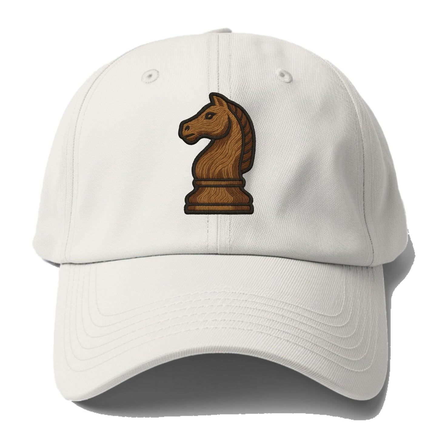 Chess Knight  - Baseball Cap - Off White