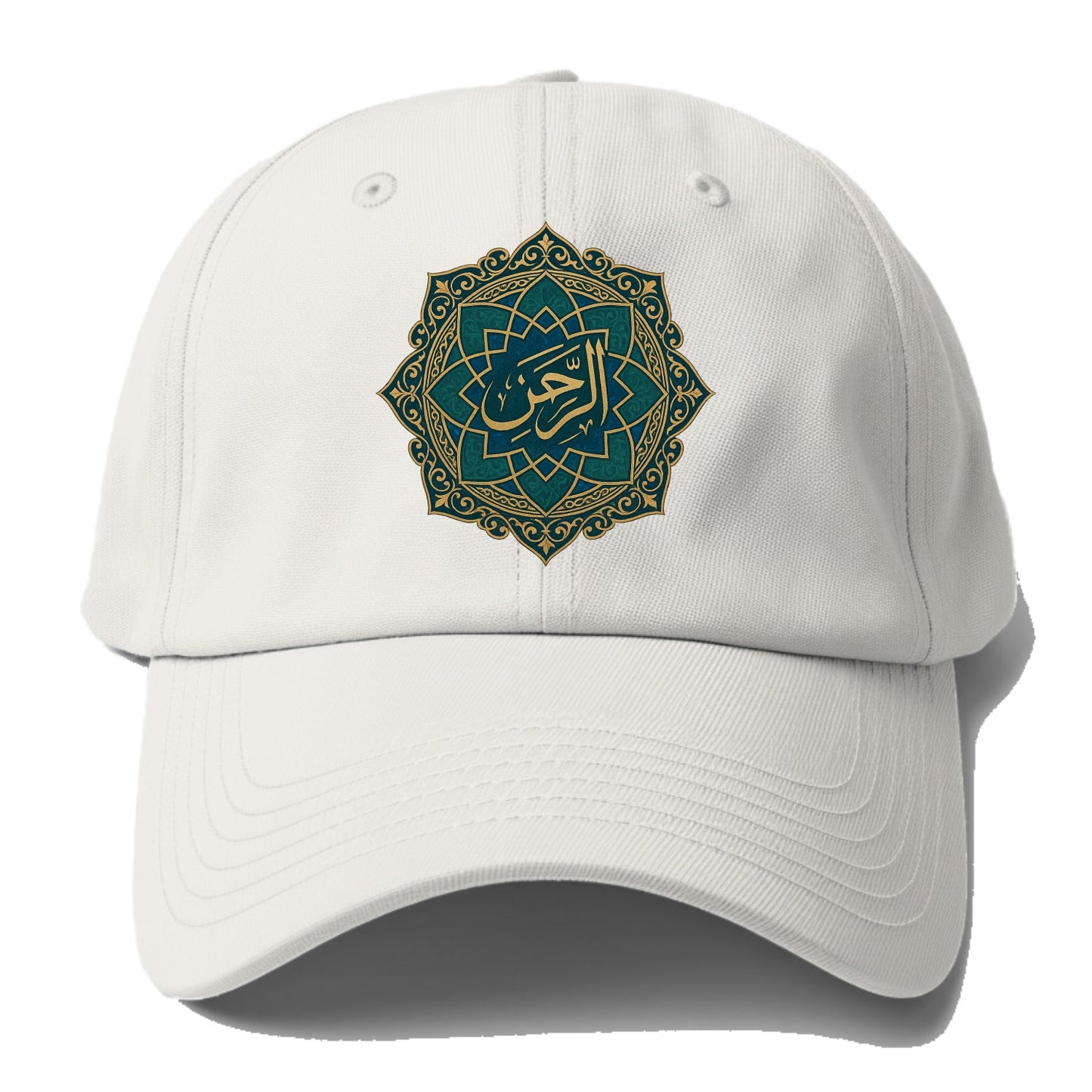 Ar-Rahman Geometric - Baseball Cap - Off White