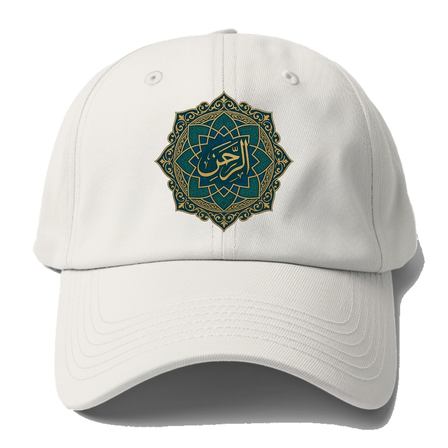 Ar-Rahman Geometric - Baseball Cap - Off White