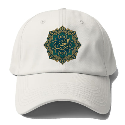 Ar-Rahman Geometric - Baseball Cap - Off White