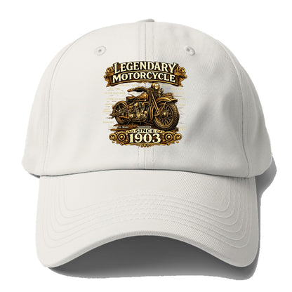 Legendary Motorcycle 1903 - Baseball Cap For Big Heads - Off White