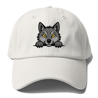 Wolf  - Baseball Cap - Off White