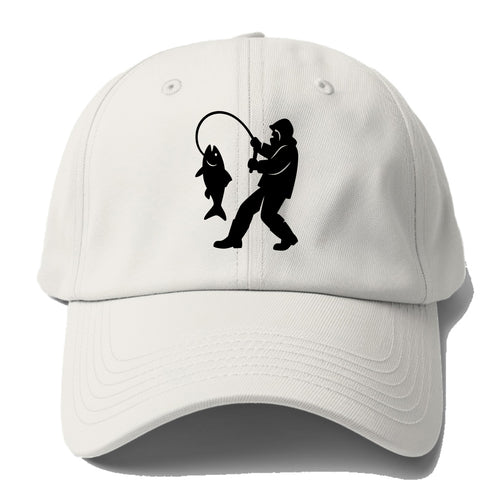 Alaskan fisherman hauling catch - Baseball Cap