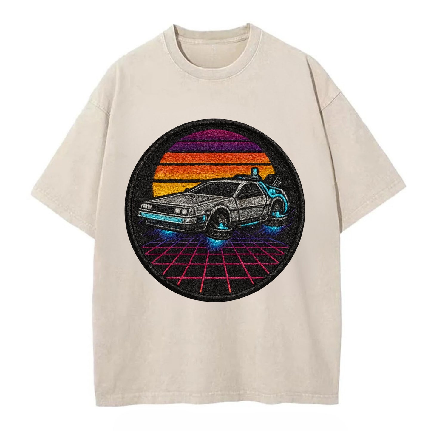 Retro Future - Vintage T-shirt - Off White