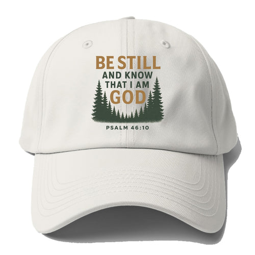 Psalm 46:10 Forest - Baseball Cap For Big Heads