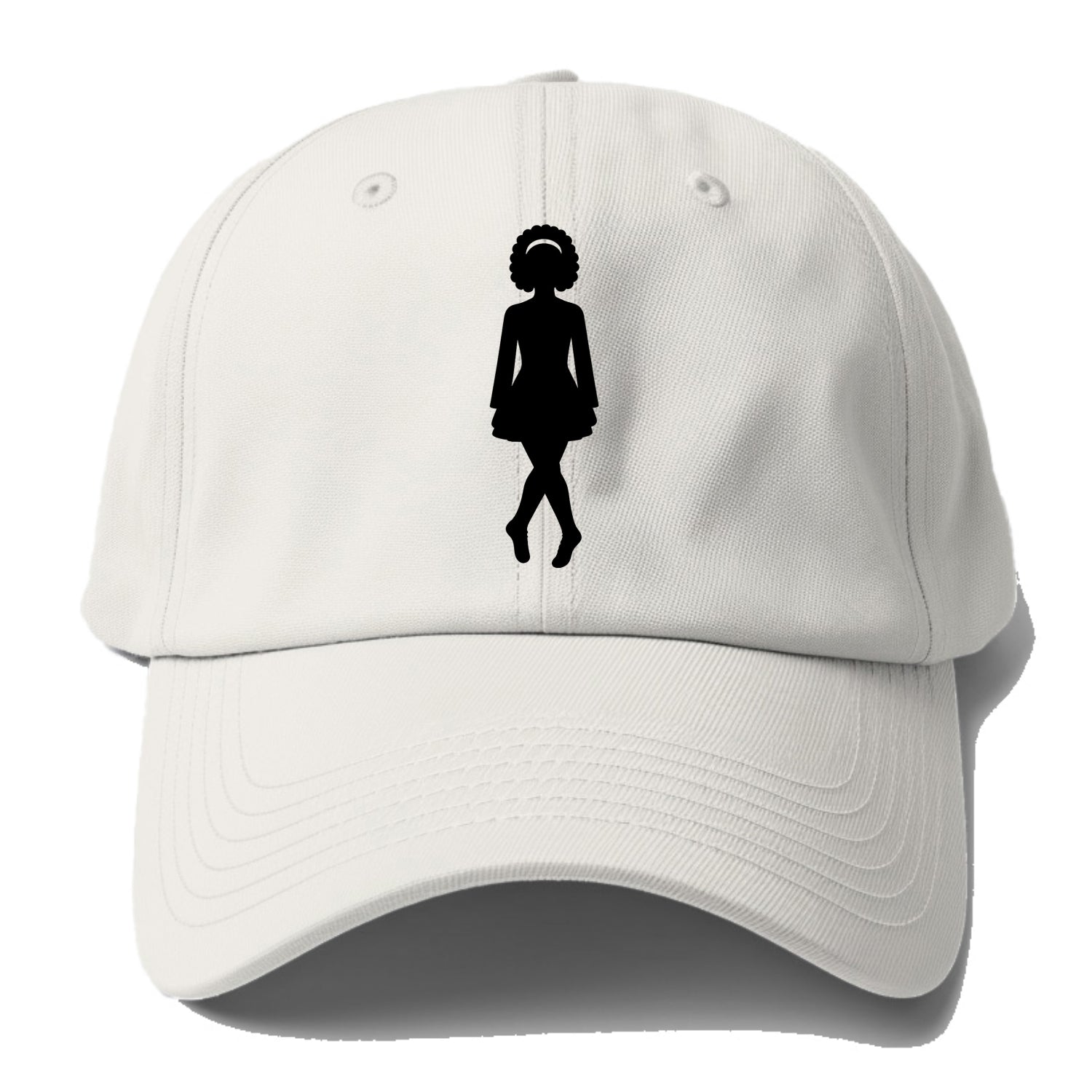 Irish step dancer traditional pose - Baseball Cap For Big Heads - Off White