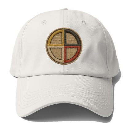Medicine Wheel  - Baseball Cap - Off White