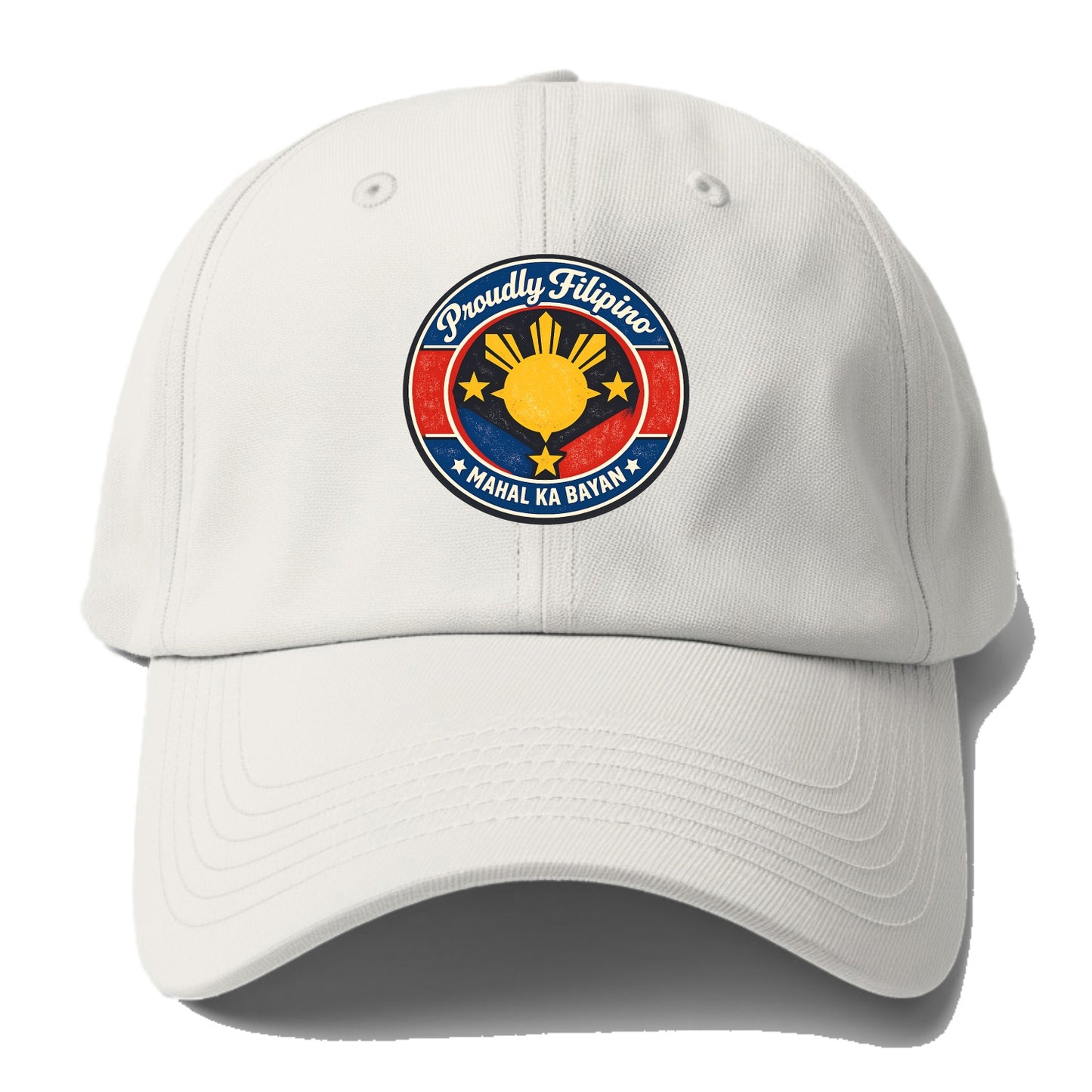 Radiant Philippine Heritage - Baseball Cap For Big Heads - Off White