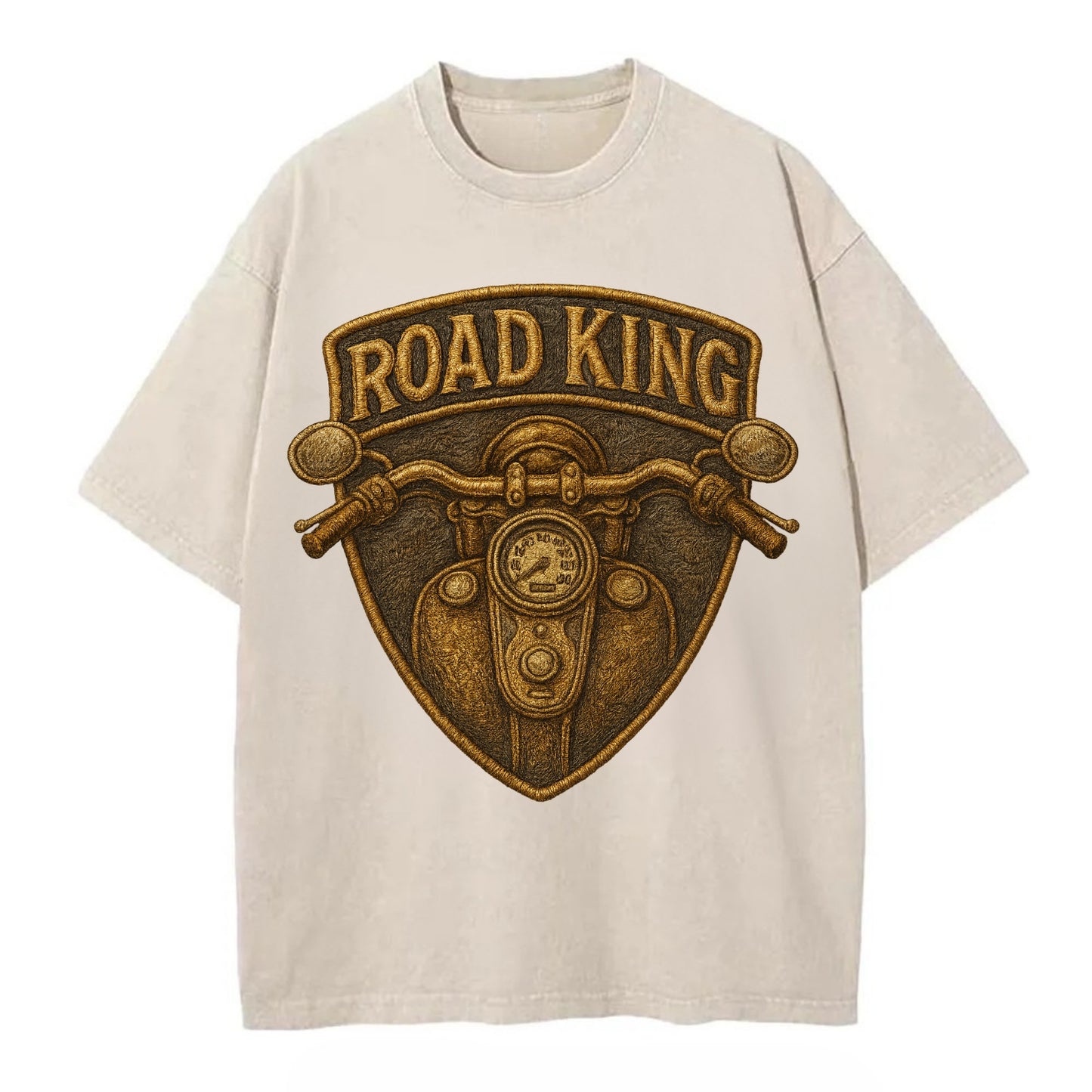 Road King  - Vintage T-shirt - Off White