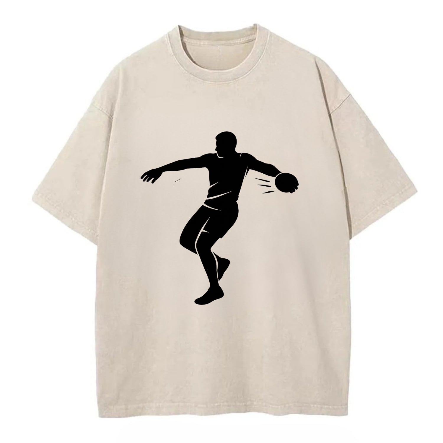 Discus thrower spinning release - Vintage T-shirt - Off White