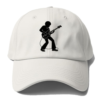 Bass guitarist slap technique - Baseball Cap - Off White