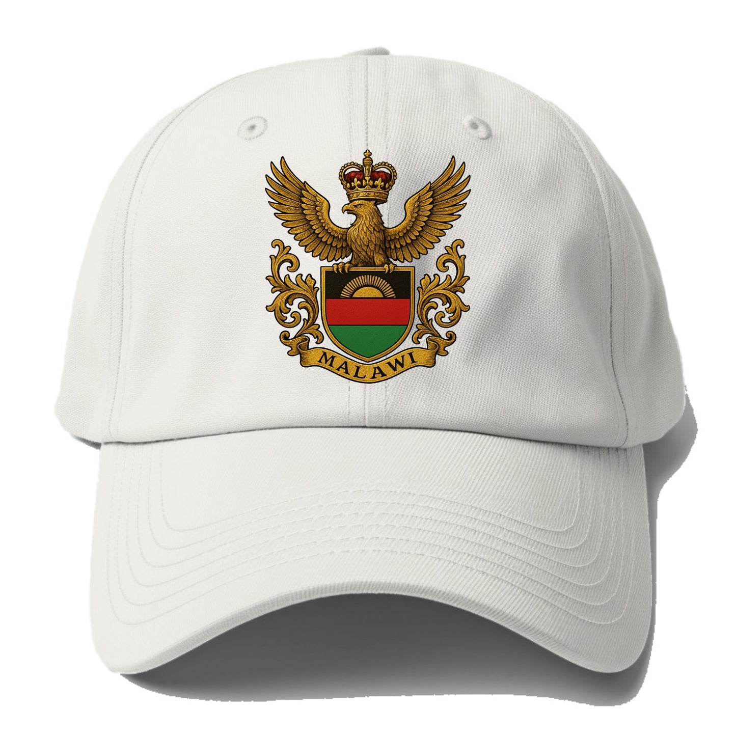 Malawi Royal Logo  - Baseball Cap - Off White