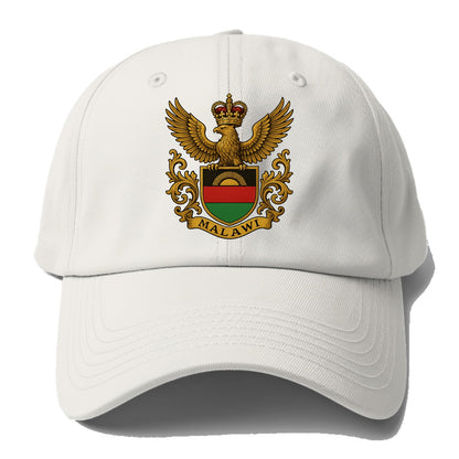 Malawi Royal Logo  - Baseball Cap - Off White