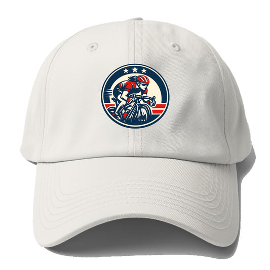Speed Queen Emblem - Baseball Cap For Big Heads - Off White