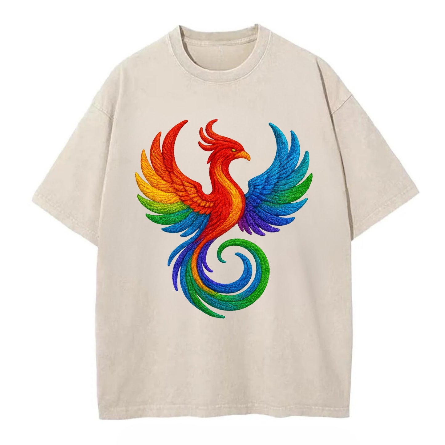 Phoenix Rising  - Vintage T-shirt - Off White