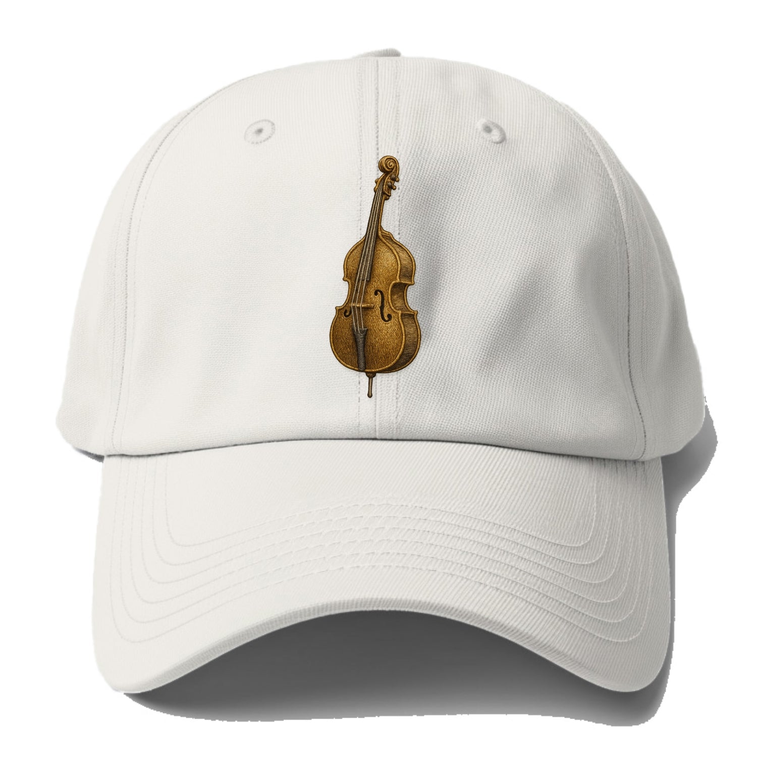 Acoustic Bass  - Baseball Cap For Big Heads - Off White