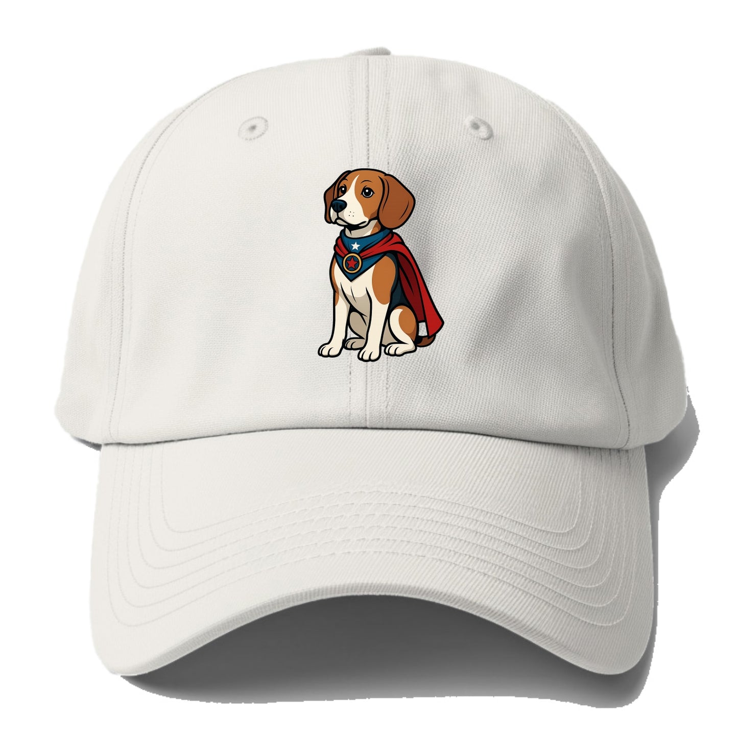 Beagle Patriotic Hero  - Baseball Cap - Off White