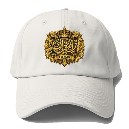 Iran Persian Calligraphy Crest - Baseball Cap - Off White