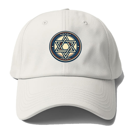 Celestial Unity Emblem - Baseball Cap - Off White