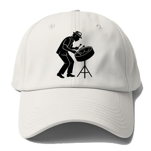 Steel drum player Caribbean rhythm - Baseball Cap