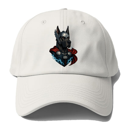 Great Dane Thor  - Baseball Cap For Big Heads - Off White