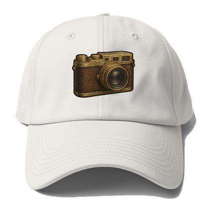 Film Camera  - Baseball Cap For Big Heads - Off White