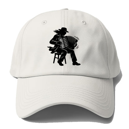 Accordion player street musician - Baseball Cap For Big Heads - Off White