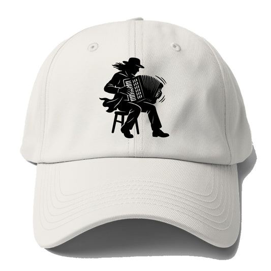 Accordion player street musician - Baseball Cap For Big Heads - Off White