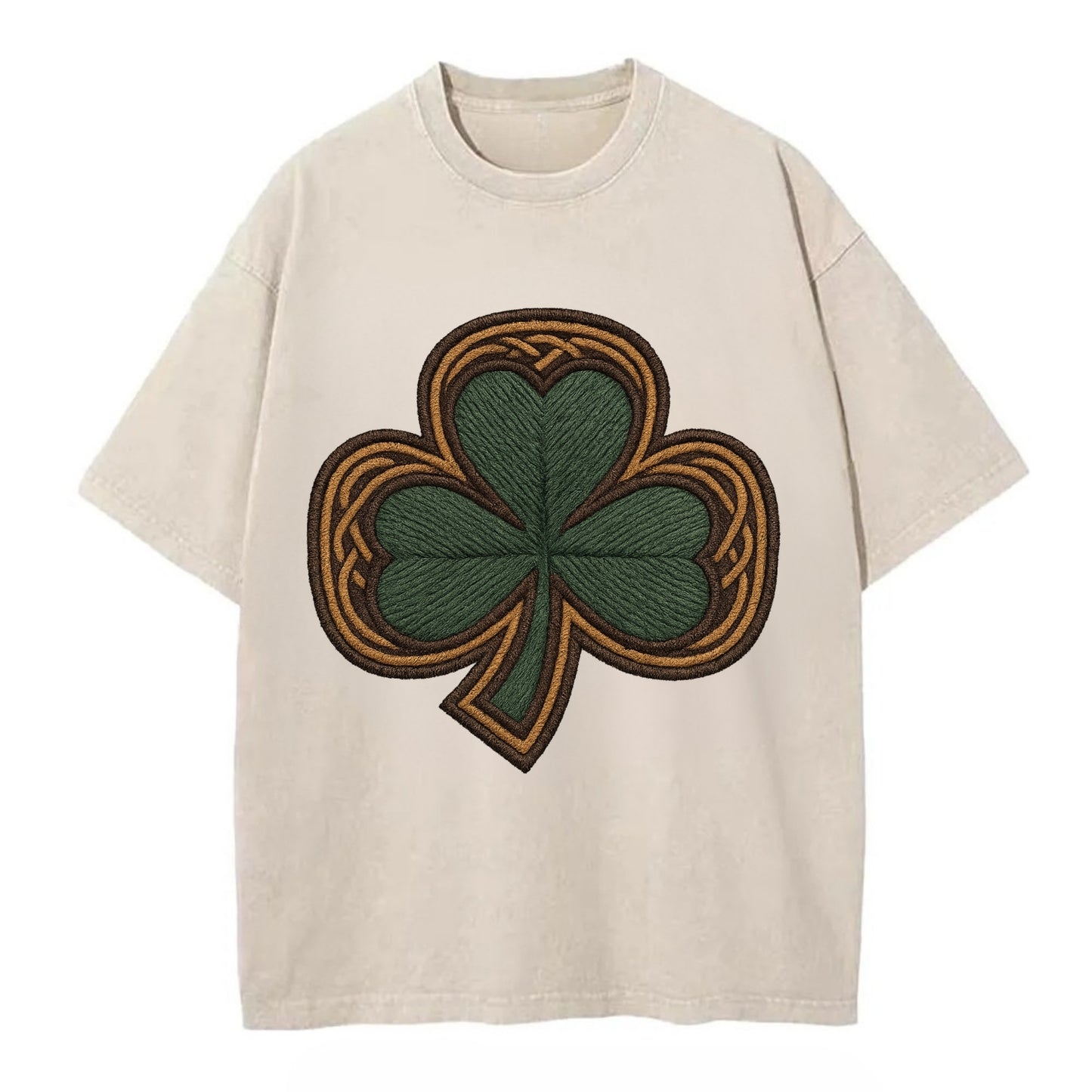 Shamrock  - Vintage T-shirt - Off White