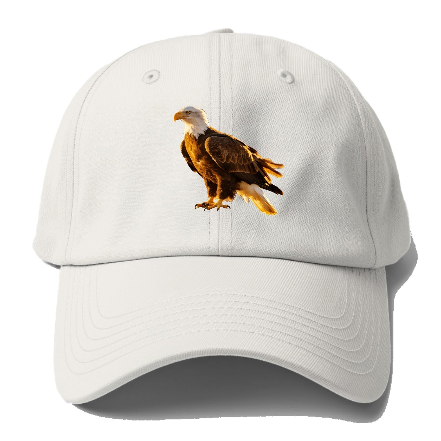 Eagle - Baseball Cap For Big Heads - Off White