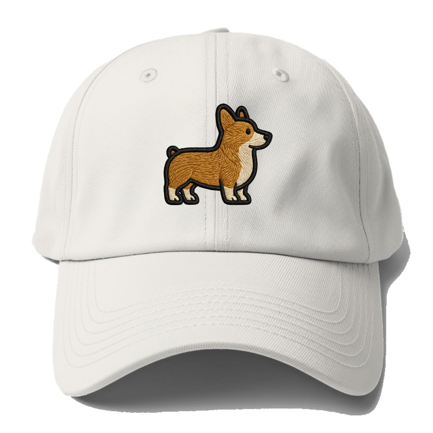Pembroke Welsh Corgi - Trendy minimal sh - Baseball Cap - Off White