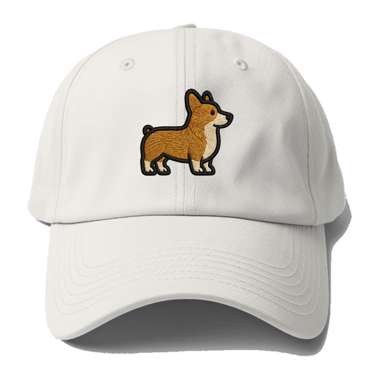 Pembroke Welsh Corgi - Trendy minimal sh - Baseball Cap - Off White
