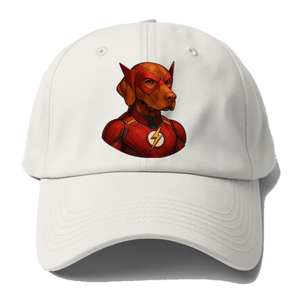 Vizsla Speed Hero  - Baseball Cap For Big Heads - Off White